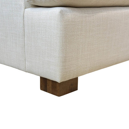 Martha Double Sofa Bed by LH Imports in walnut brown. Made from hemlock, alder, plywood, feather, polyester, foam, polyester fiber in a modern style.