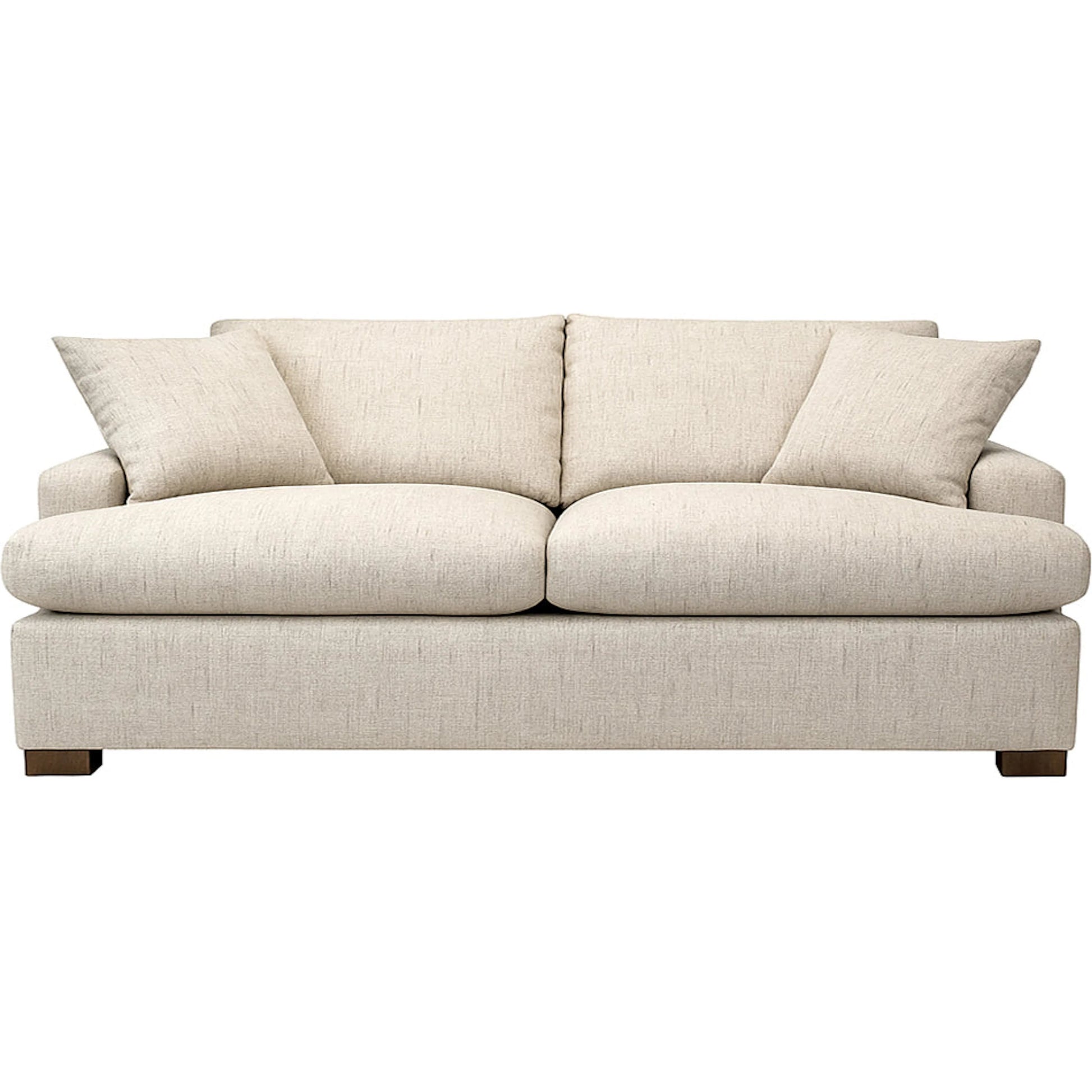 Martha Double Sofa Bed by LH Imports in walnut brown. Made from hemlock, alder, plywood, feather, polyester, foam, polyester fiber in a modern style.