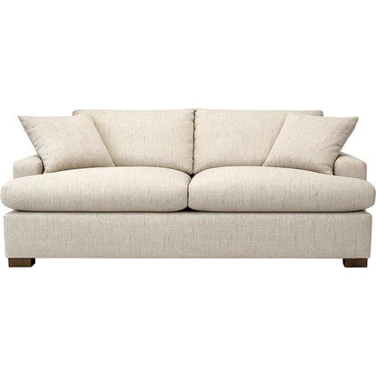 Martha Double Sofa Bed by LH Imports in walnut brown. Made from hemlock, alder, plywood, feather, polyester, foam, polyester fiber in a modern style.