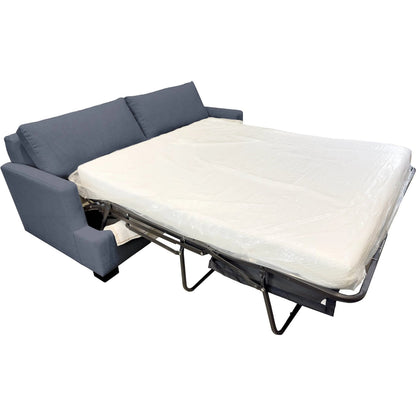 Martha Double Sofa Bed by LH Imports in walnut brown. Made from hemlock, alder, plywood, feather, polyester, foam, polyester fiber in a modern style.