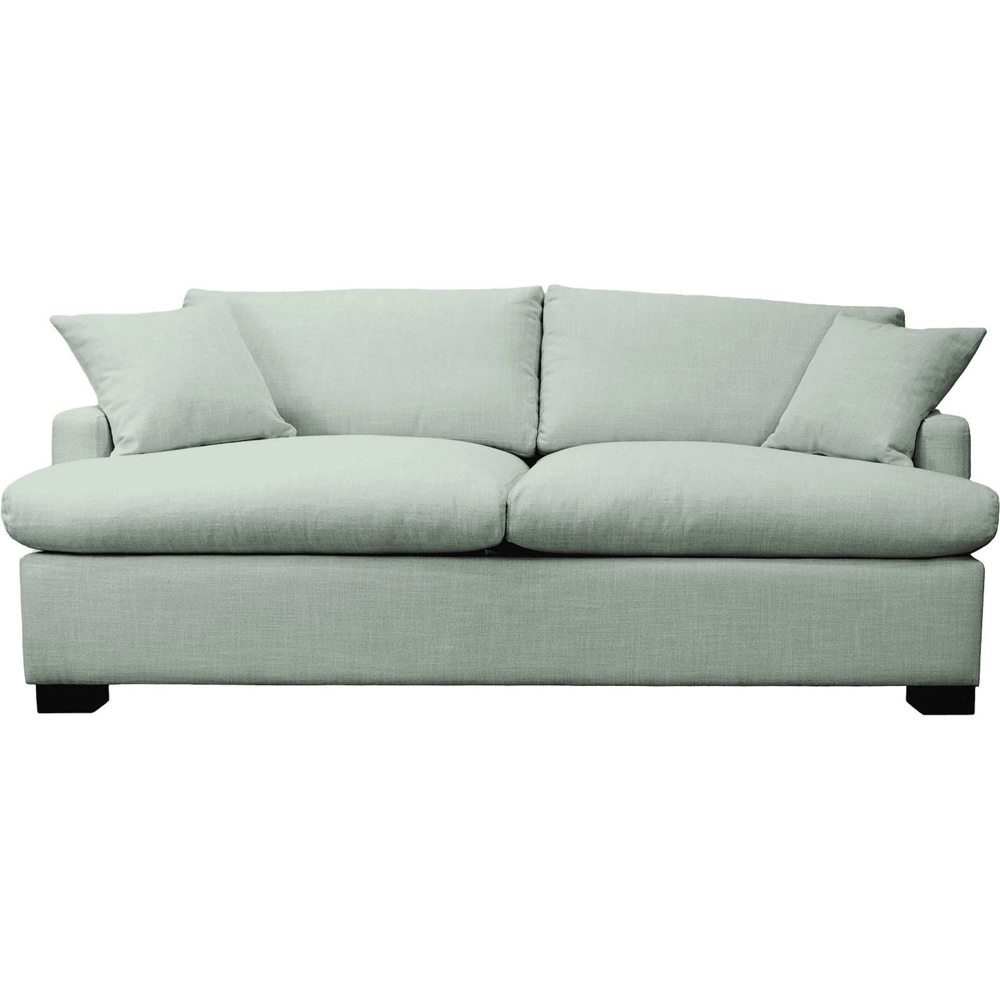 Martha Double Sofa Bed by LH Imports in walnut brown. Made from hemlock, alder, plywood, feather, polyester, foam, polyester fiber in a modern style.