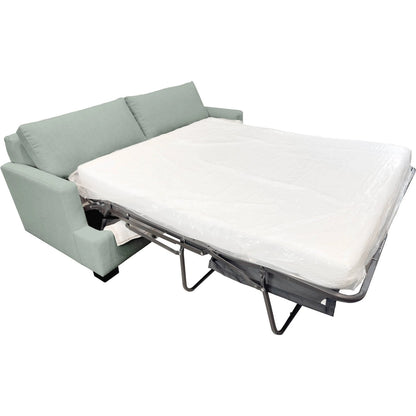 Martha Double Sofa Bed by LH Imports in walnut brown. Made from hemlock, alder, plywood, feather, polyester, foam, polyester fiber in a modern style.