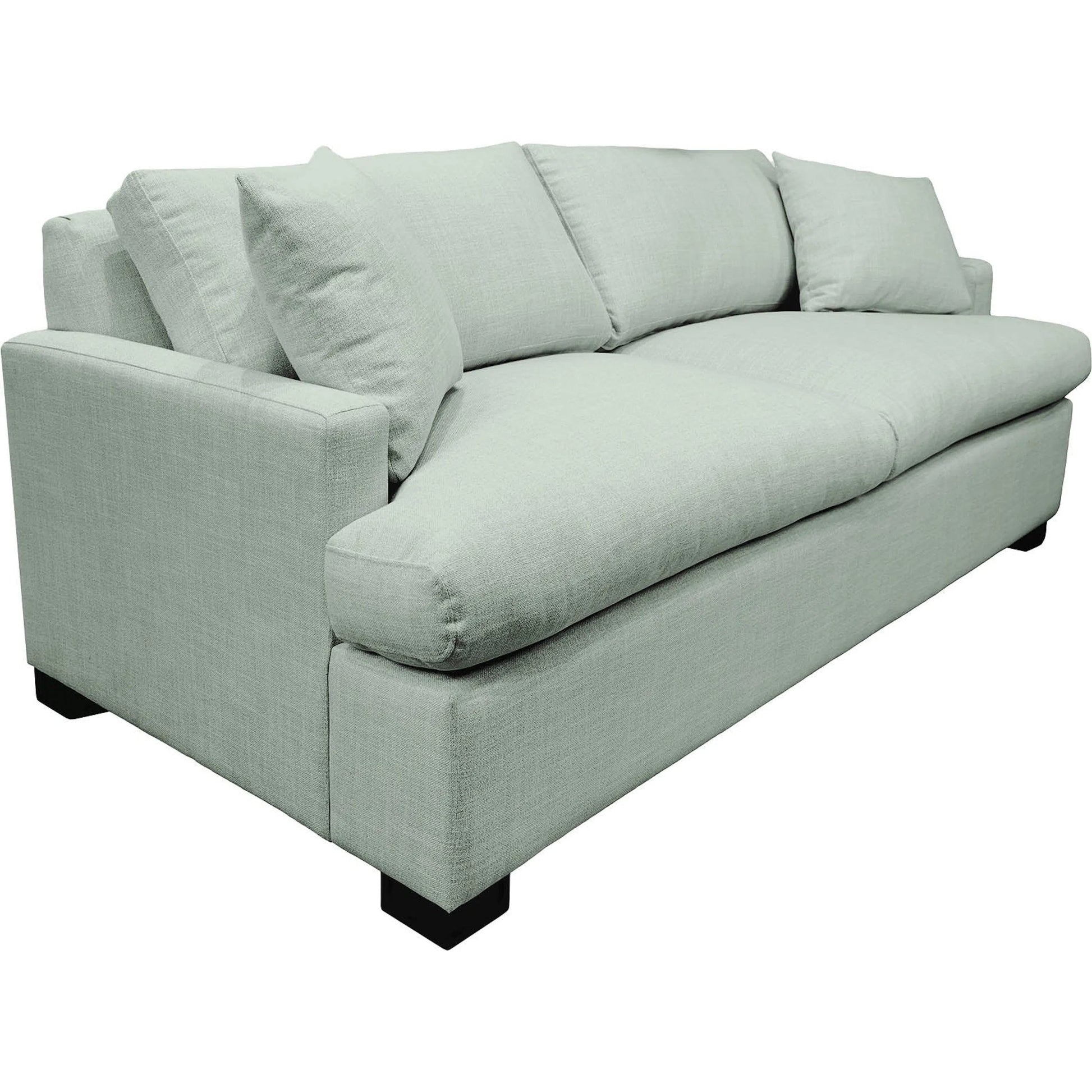 Martha Double Sofa Bed by LH Imports in walnut brown. Made from hemlock, alder, plywood, feather, polyester, foam, polyester fiber in a modern style.