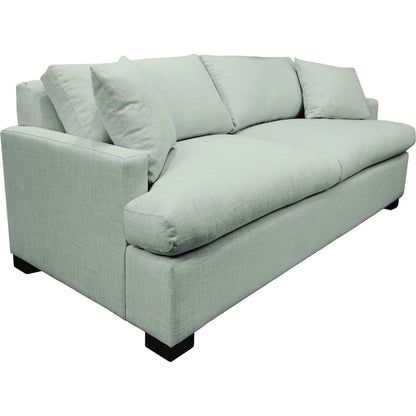 Martha Double Sofa Bed by LH Imports in walnut brown. Made from hemlock, alder, plywood, feather, polyester, foam, polyester fiber in a modern style.