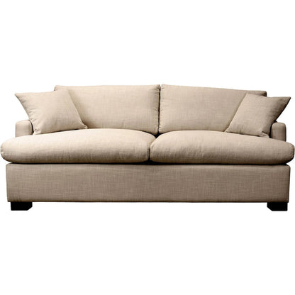 Martha Double Sofa Bed by LH Imports in walnut brown. Made from hemlock, alder, plywood, feather, polyester, foam, polyester fiber in a modern style.