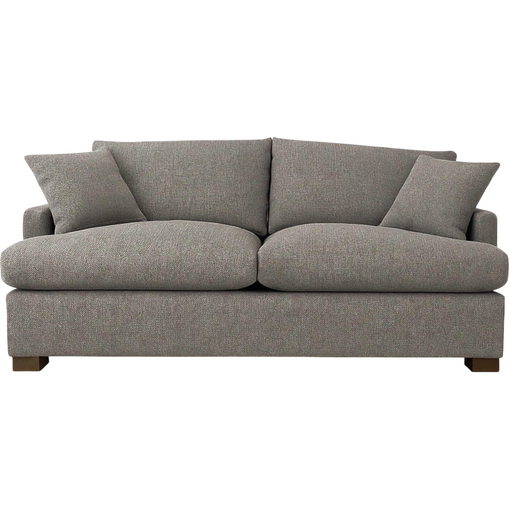 Martha Double Sofa Bed by LH Imports in walnut brown. Made from hemlock, alder, plywood, feather, polyester, foam, polyester fiber in a modern style.