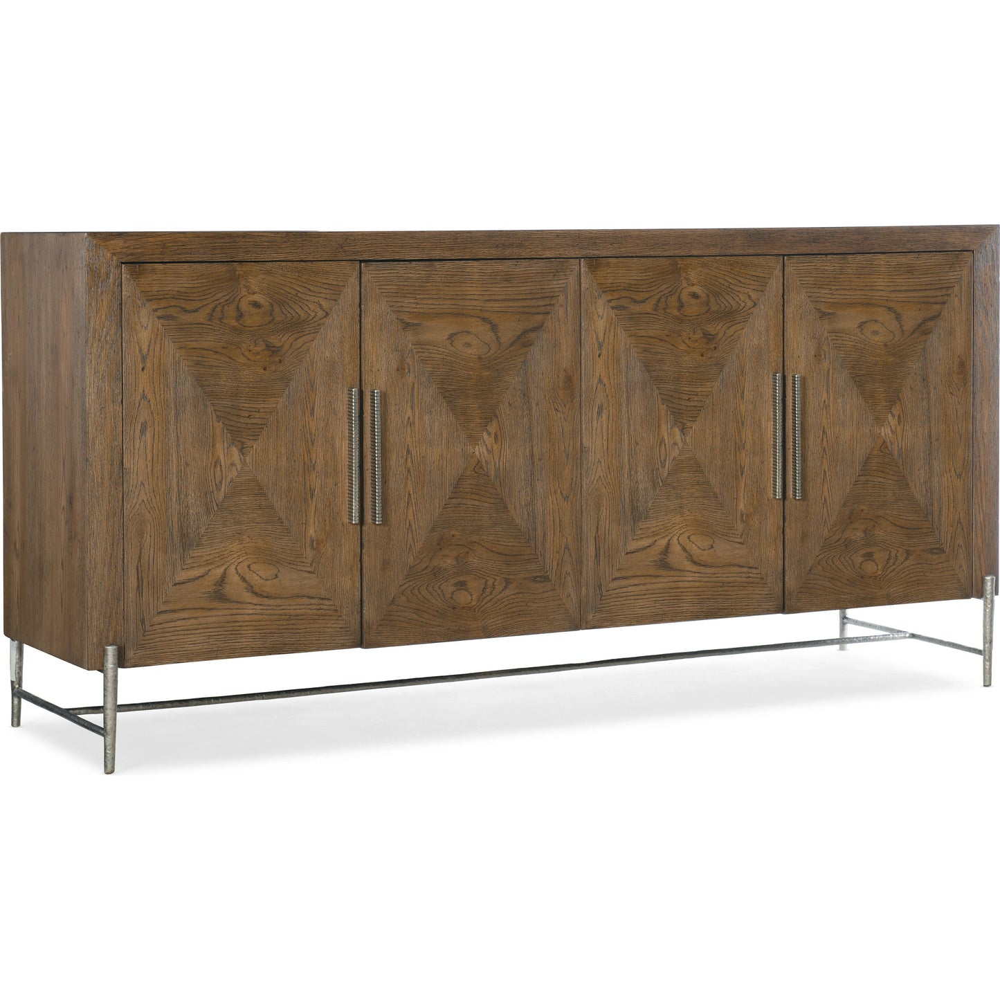 001 SI-1959545 | Primary Silo | Chapman Buffet by Hooker Furniture in sorrel. Made from white oak veneers, metal base in a modern style.