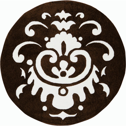 Playground Rug - 979 by Surya in brown, white. Made from 100% polyester in a unique style.