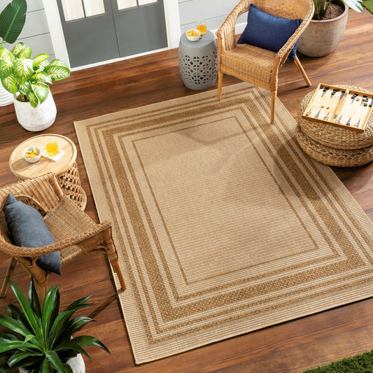 Pismo Beach Rug - 32519 by Livabliss in tan, amber, dark brown. Made from 100% polypropylene in a unique style.