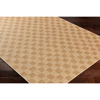 Pismo Beach PMB-2310 Indoor/Outdoor Rug by Livabliss in amber, tan. Made from 100% polypropylene in a unique style.