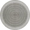 Medium Gray, Gray, White / 7'10" Round