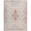 Cream, Slate, Beige, Teal, Aqua / 2' x 2'11"