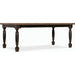 Americana Leg Dining Table by Hooker Furniture. Made from oak veneers with solid-wood edge top in a modern style.