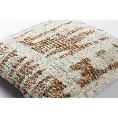 Primal Pillow - 16902 by Surya in green, teal. Made from front: 60% wool, 40% viscose, back: 75% wool, 25% viscose in a eclectic & global style.