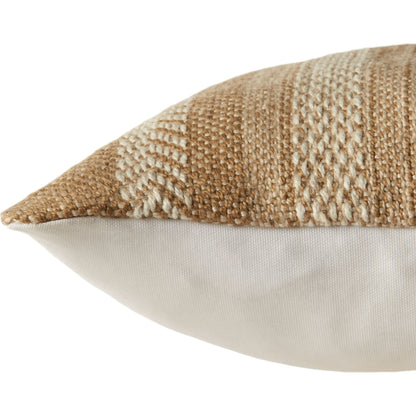 Pampas PMP01 Indoor/Outdoor Pillow by Jaipur Living. Made from 100% polyester in a cottage & farmhouse style.