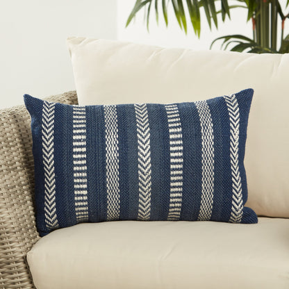 Pampas PMP01 Indoor/Outdoor Pillow by Jaipur Living. Made from 100% polyester in a cottage & farmhouse style.