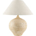 Pomarico Accent Table Lamp by Surya. Made from cement, linen, plastic in a transitional style.