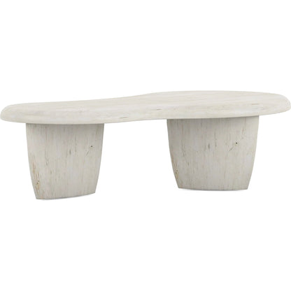 Ashlar Low Cocktail Table by A.R.T. Furniture in bisque. Made from parawood solids, birch veneers, resin in a transitional style.
