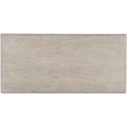 Burnham Executive Desk by Hooker Furniture in grey mink. Made from alder veneers with knots in a cottage & farmhouse style.