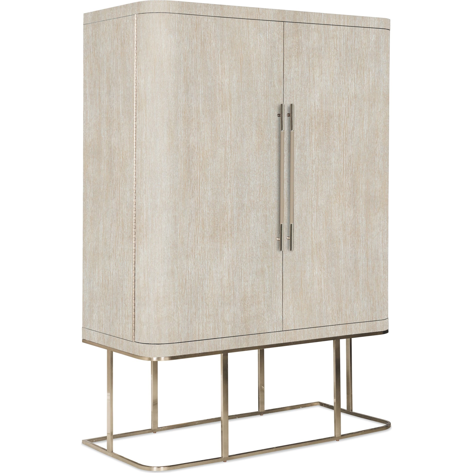 Modern Mood Wardrobe by Hooker Furniture. Made from oak veneers, metal in a modern style.