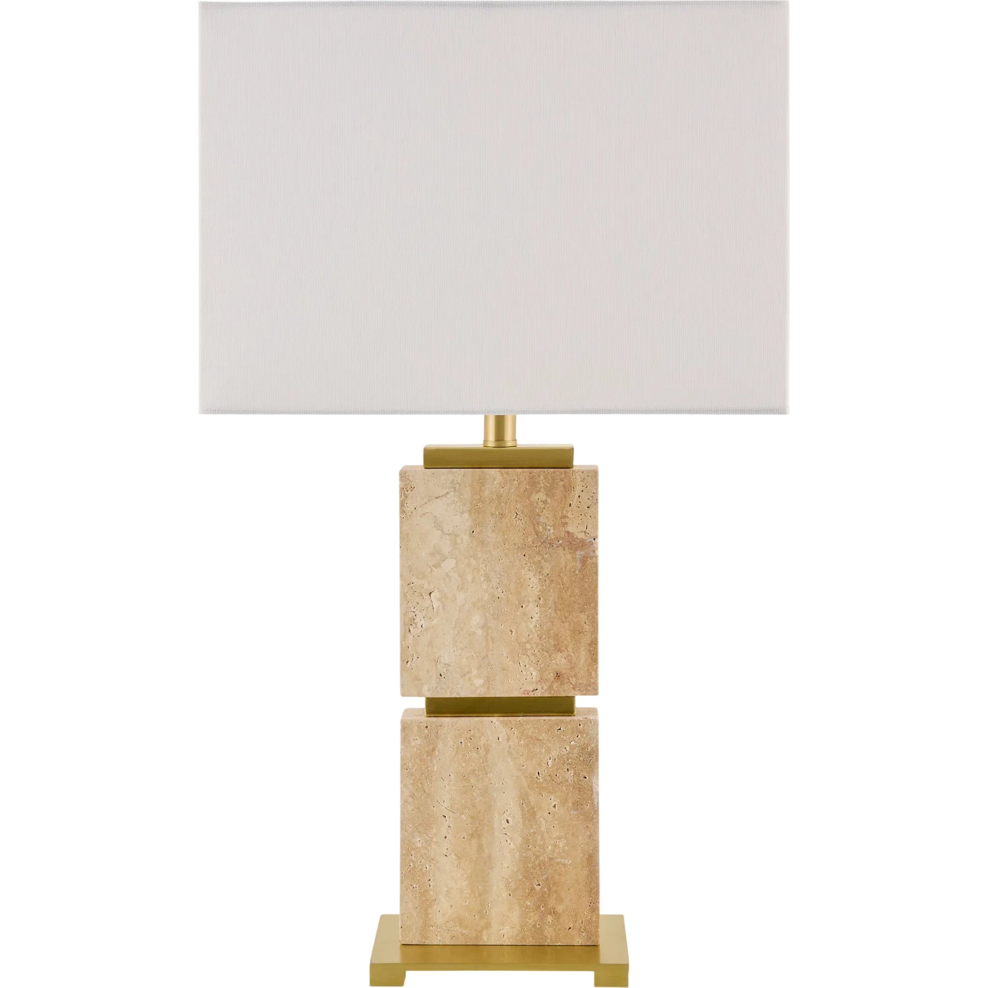 Ponta Accent 28" Table Lamp by Surya in translucent, white, metallic gold, metallic silver, brown. Made from iron, linen, polyester in a transitional style.