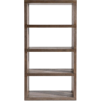 Outline Etagere by Bernhardt in cassel. Made from wood in a transitional style.