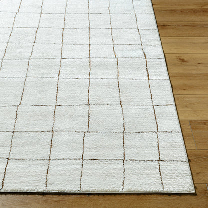 Cascade PNWCS-2300 Rug by Our PNW Home x Livabliss in ivory, brown. Made from polyester in a unique style.