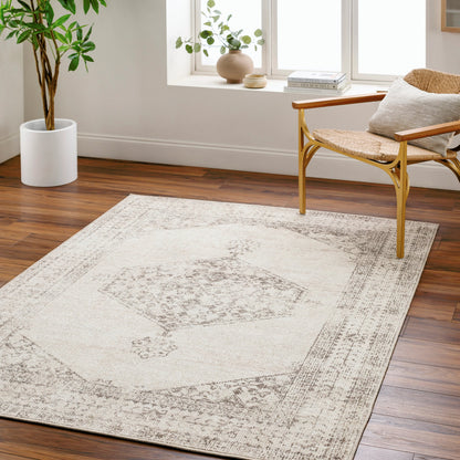 Olympic PNWOL-2300 Rug by Our PNW Home x Livabliss in tan, brown, cream. Made from polyester in a unique style.
