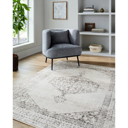 Olympic PNWOL-2300 Rug by Our PNW Home x Livabliss in tan, brown, cream. Made from polyester in a unique style.