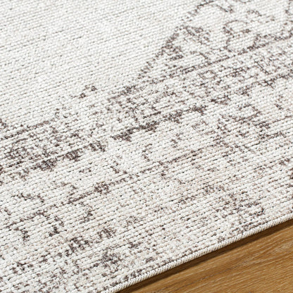 Olympic PNWOL-2300 Rug by Our PNW Home x Livabliss in tan, brown, cream. Made from polyester in a unique style.