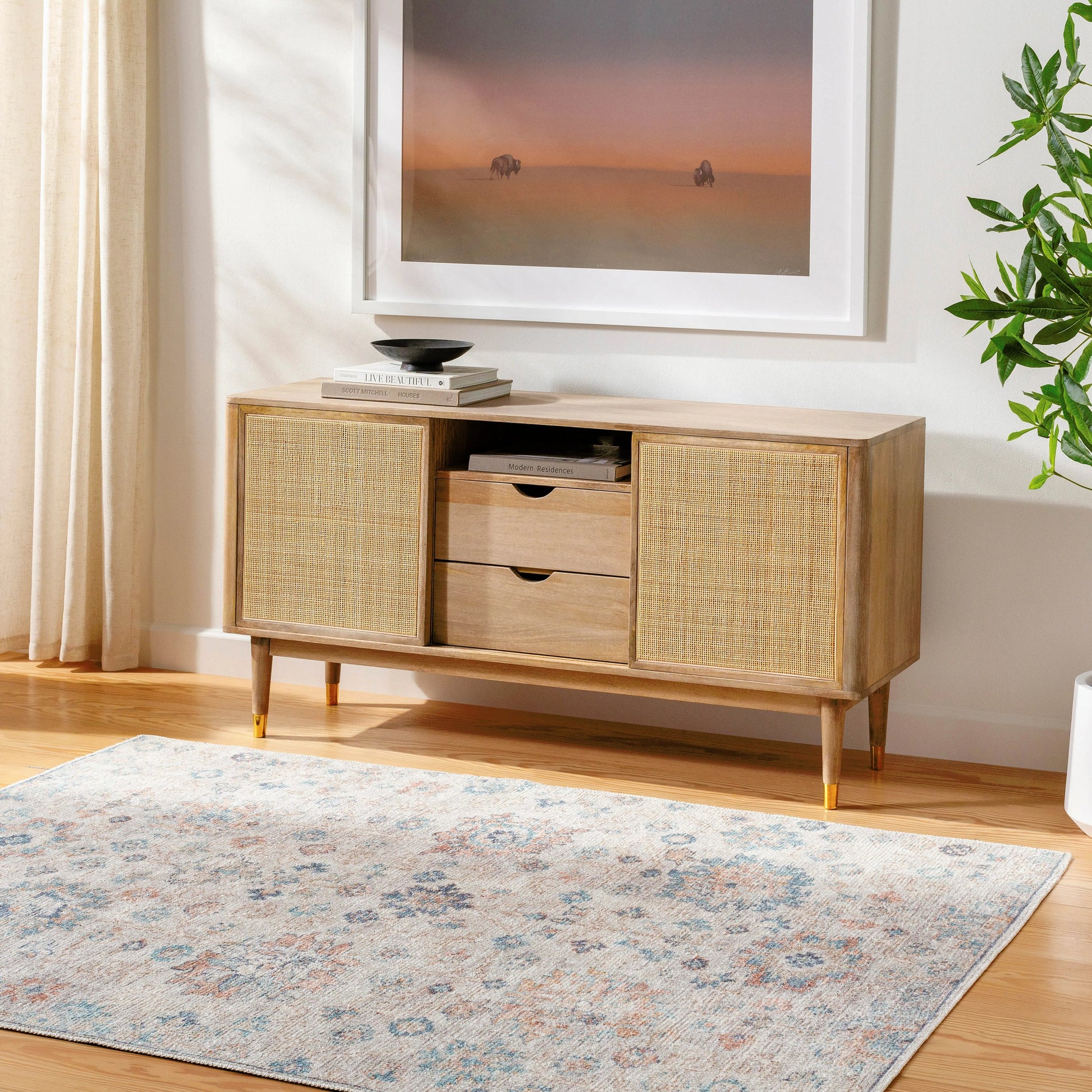 Olympic Rug - 533707 by Our PNW Home x Livabliss in gray, light beige, tan, black, amber, brown. Made from polyester in a unique style.