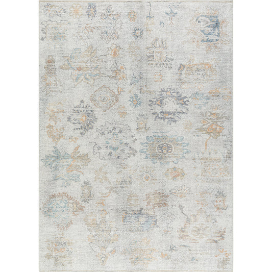 Olympic Rug - 533698 by Our PNW Home x Livabliss in gray, cream, tan, charcoal, light brown, sky blue. Made from polyester in a unique style.