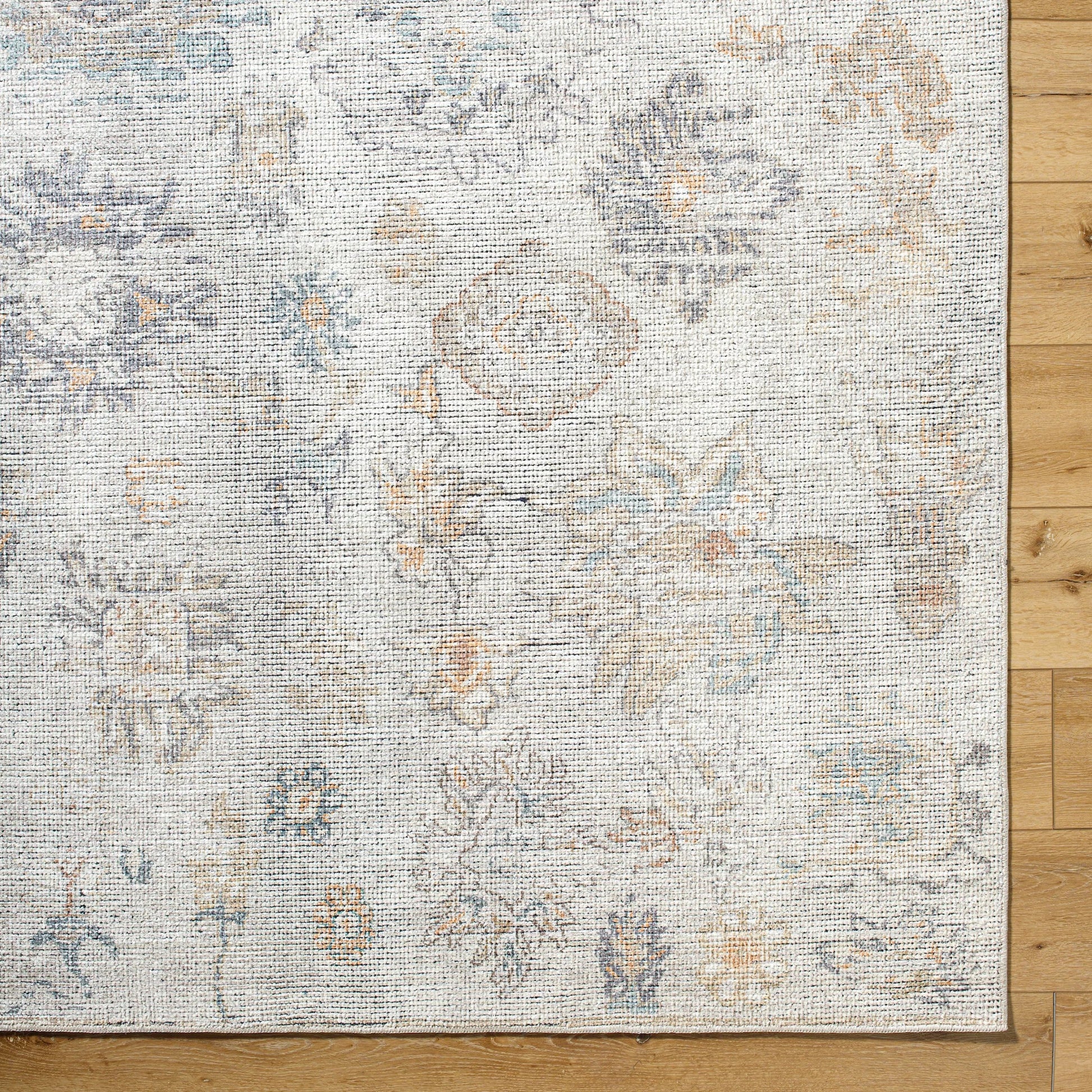 Olympic Rug - 533698 by Our PNW Home x Livabliss in gray, cream, tan, charcoal, light brown, sky blue. Made from polyester in a unique style.