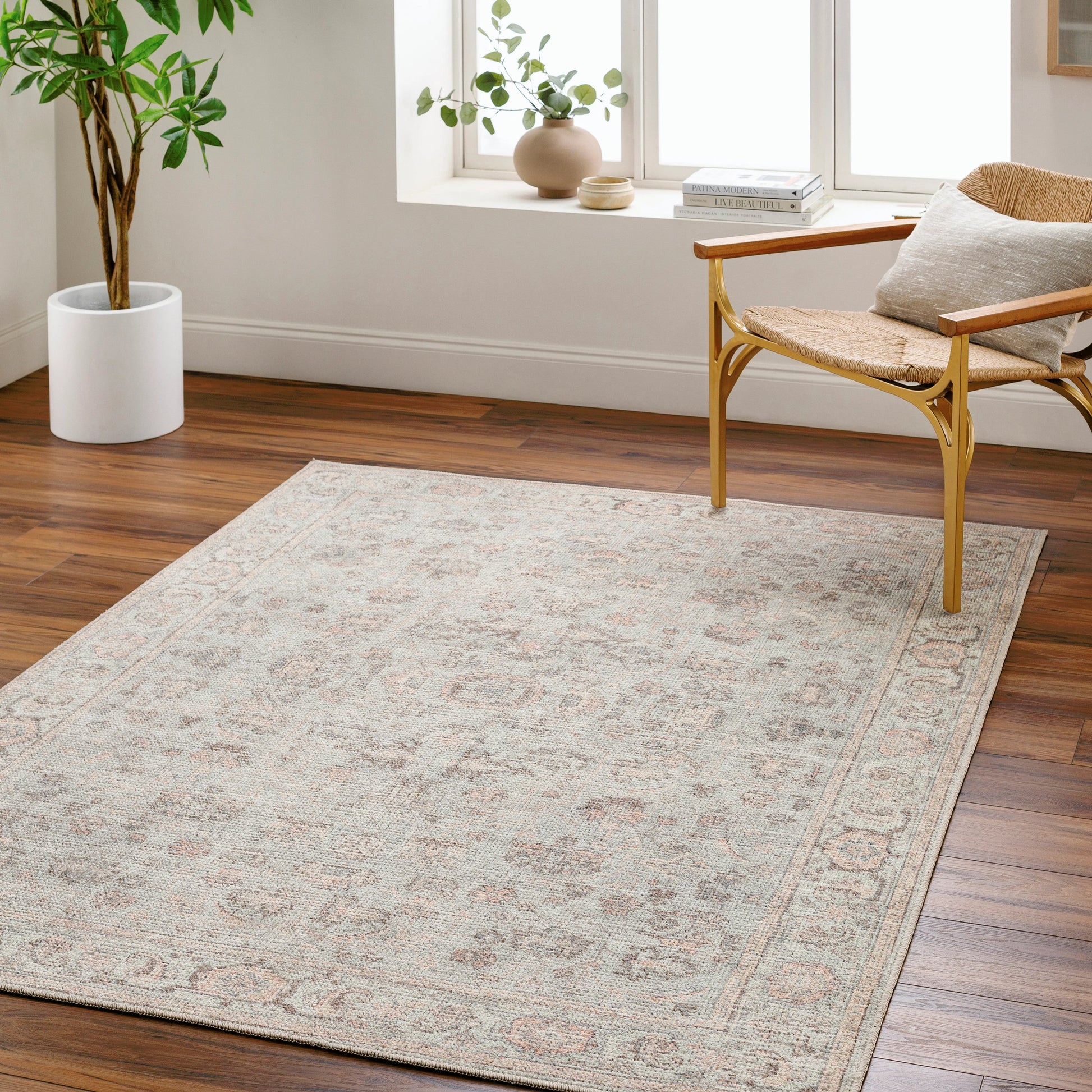Olympic Rug- 533671 by Our PNW Home x Livabliss in gray, tan, charcoal, brown, cream, light beige. Made from polyester in a unique style.
