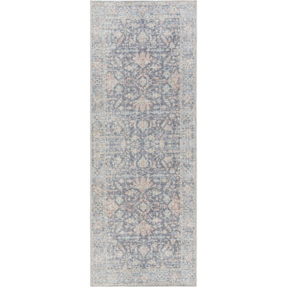 Olympic Rug - 533680 by Our PNW Home x Livabliss in charcoal, sky blue, amber, seafoam, light brown, gray. Made from polyester in a unique style.