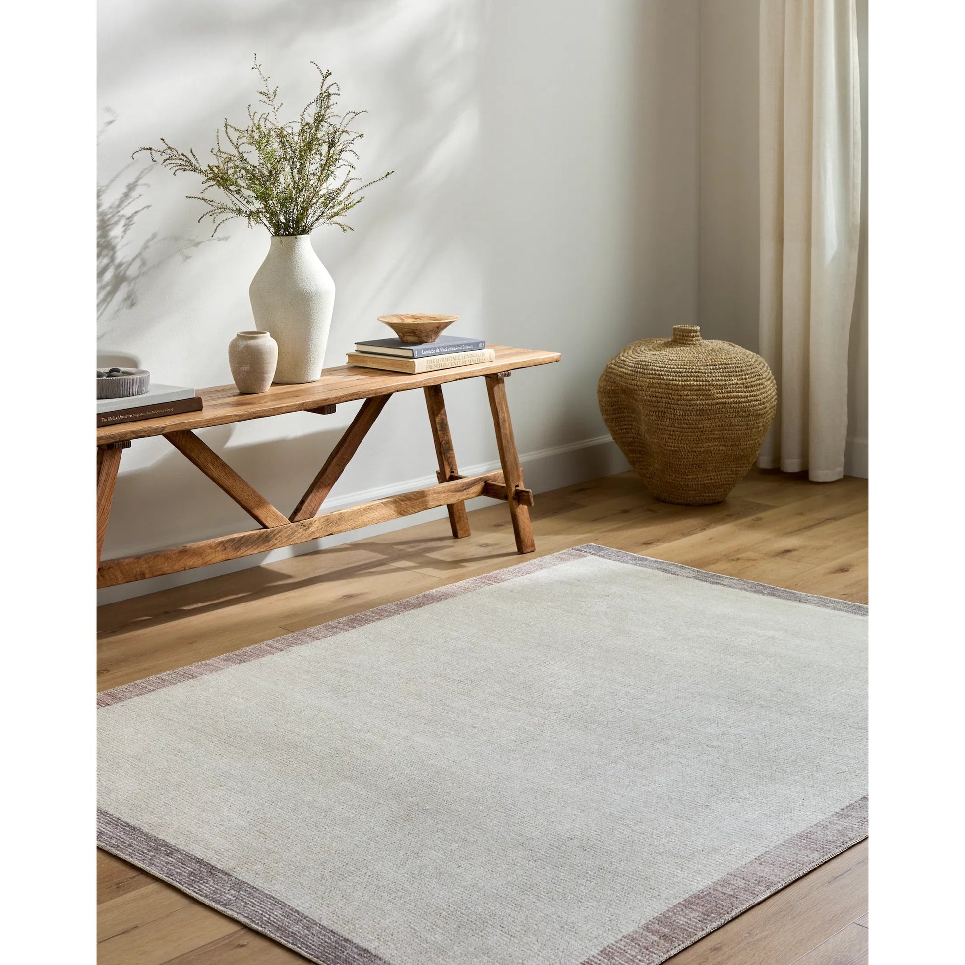 Olympic PNWOL-2306 Rug by Our PNW Home x Livabliss in beige, medium brown, dark brown. Made from polyester in a unique style.