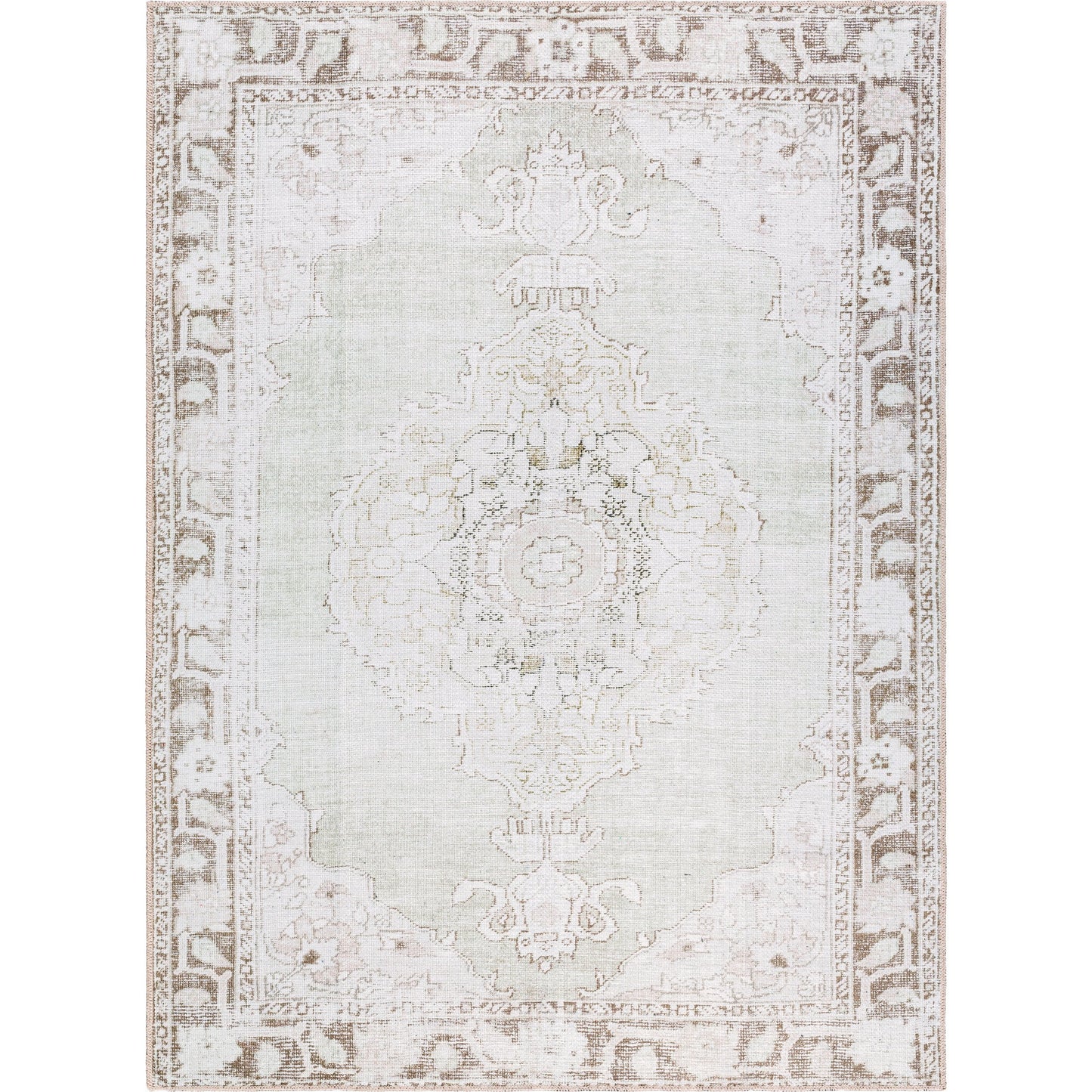 001 SI-2168270,SI-2168274,SI-2168275,SI-2168276,SI-2168277,SI-2245647 | Primary Silo | Rainier Rug - 533537 by Our PNW Home x Livabliss in light sage, cream, light brown, light olive, medium gray, oatmeal. Made from polyester in a unique style.