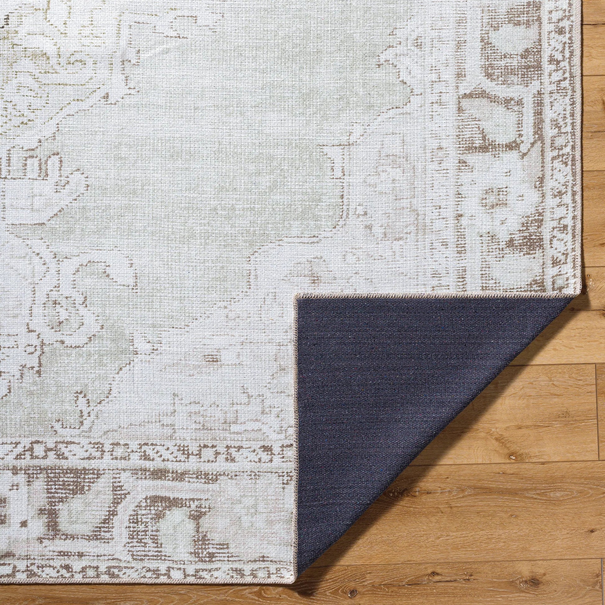 Rainier Rug - 533537 by Our PNW Home x Livabliss in light sage, cream, light brown, light olive, medium gray, oatmeal. Made from polyester in