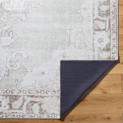 Rainier Rug - 533537 by Our PNW Home x Livabliss in light sage, cream, light brown, light olive, medium gray, oatmeal. Made from polyester in