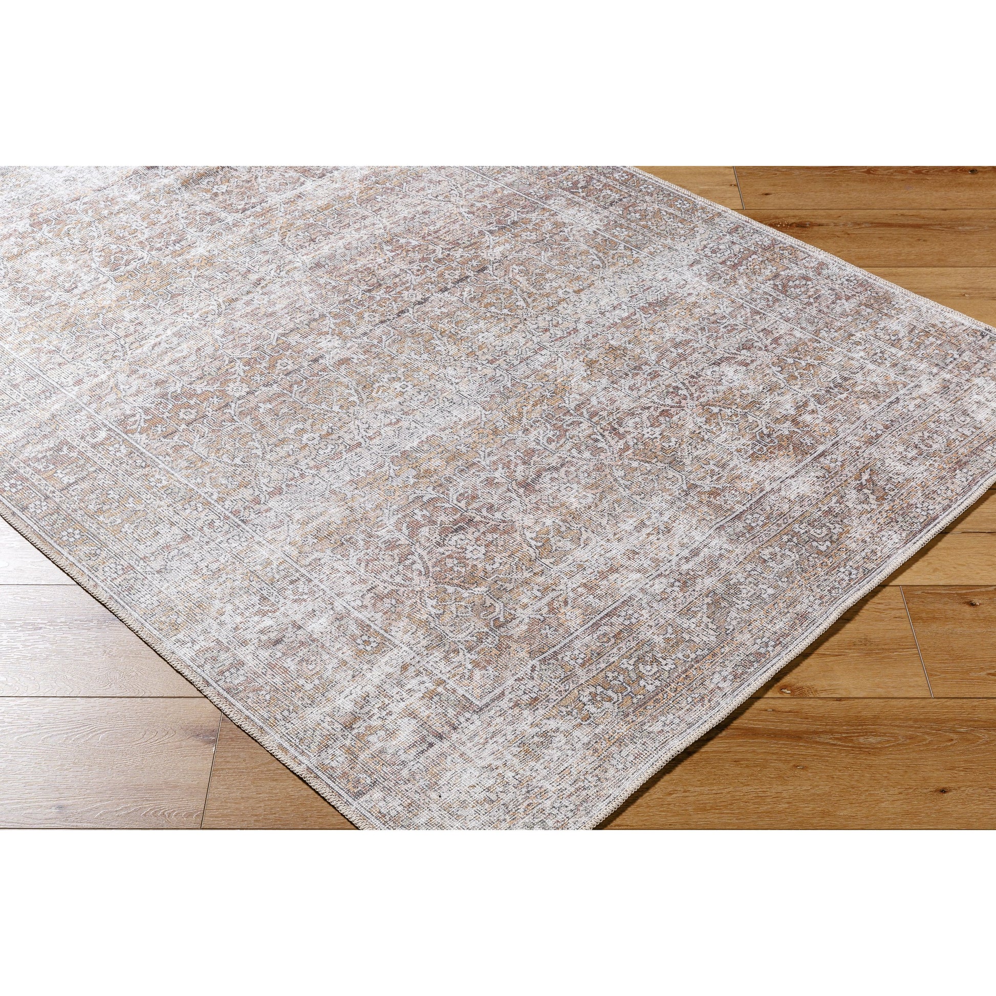 Rainier Rug - 533561 by Our PNW Home x Livabliss in light brown, cream, camel, brown, dark brown. Made from polyester in a unique style.