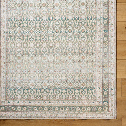 Rainier Rug - 533569 by Our PNW Home x Livabliss in olive, seafoam, wheat, cream, brown, dark brown. Made from polyester in a unique style.