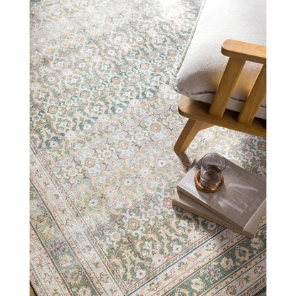 Rainier Rug - 533569 by Our PNW Home x Livabliss in olive, seafoam, wheat, cream, brown, dark brown. Made from polyester in a unique style.