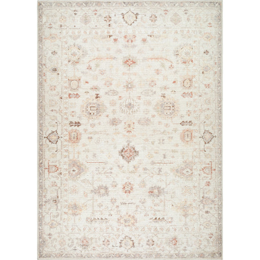 Spokane Rug - 533717 by Our PNW Home x Livabliss in ivory, dusty pink, mustard, light olive, olive, rust. Made from polyester in a unique style.