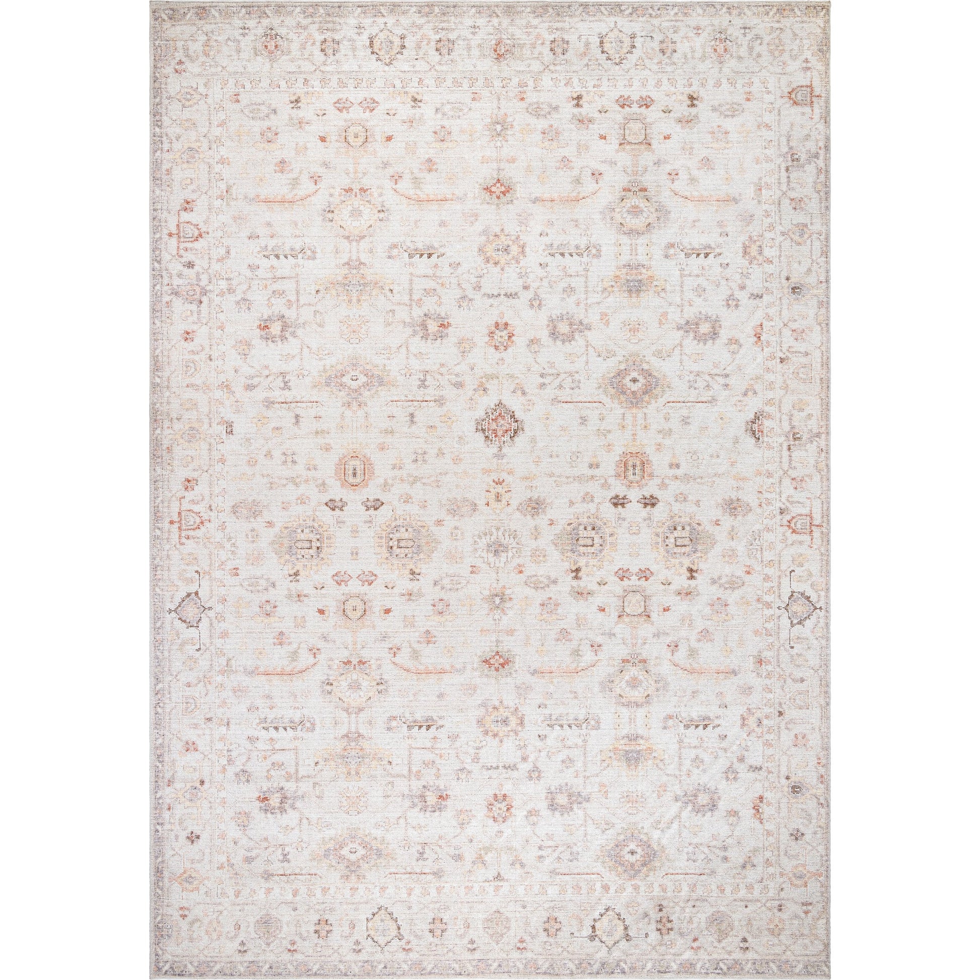 Spokane Rug - 533717 by Our PNW Home x Livabliss in ivory, dusty pink, mustard, light olive, olive, rust. Made from polyester in a unique style.