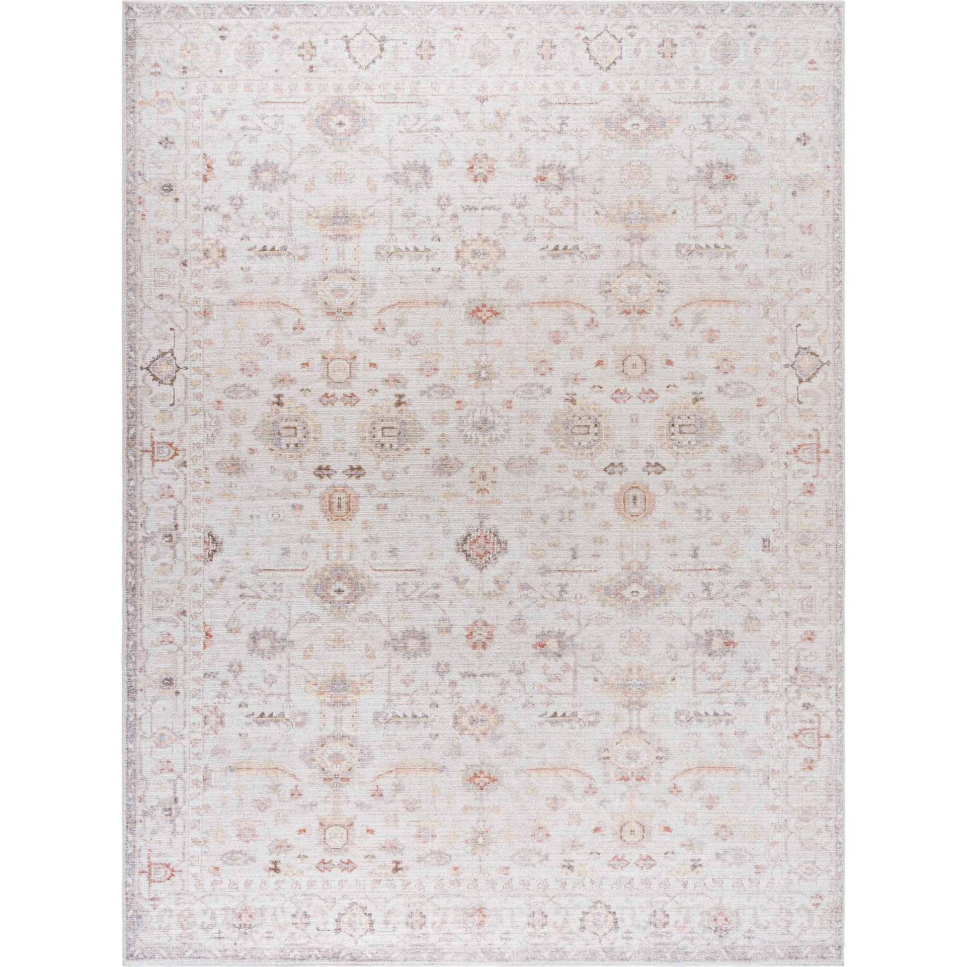 Spokane Rug - 533717 by Our PNW Home x Livabliss in ivory, dusty pink, mustard, light olive, olive, rust. Made from polyester in a unique style.