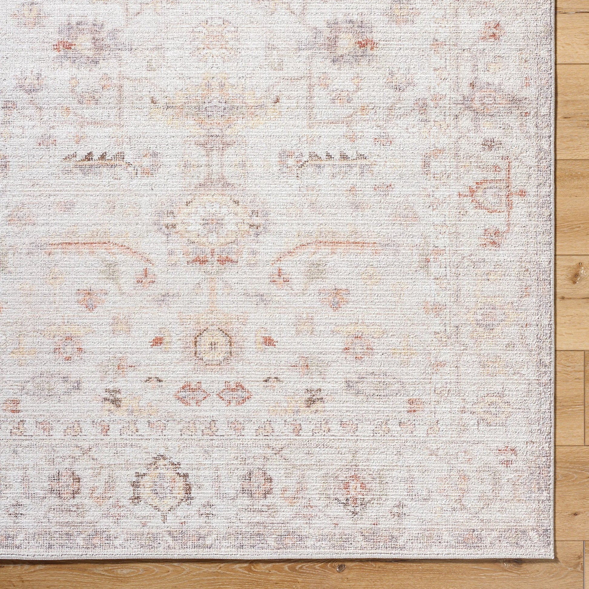 Spokane Rug - 533717 by Our PNW Home x Livabliss in ivory, dusty pink, mustard, light olive, olive, rust. Made from polyester in a