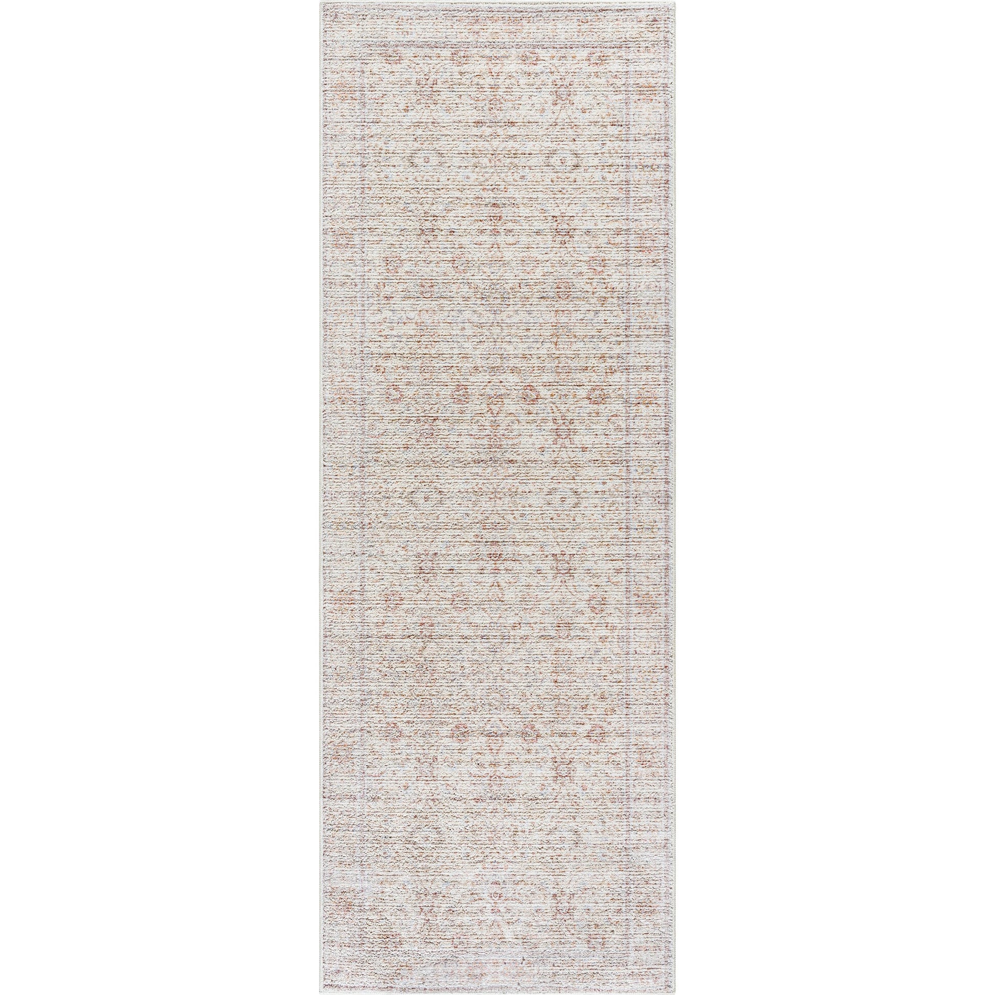 Spokane PNWSP-2301 Rug by Our PNW Home x Livabliss in light beige, rust, pale blue, brown, ivory, olive. Made from polyester in a unique style.