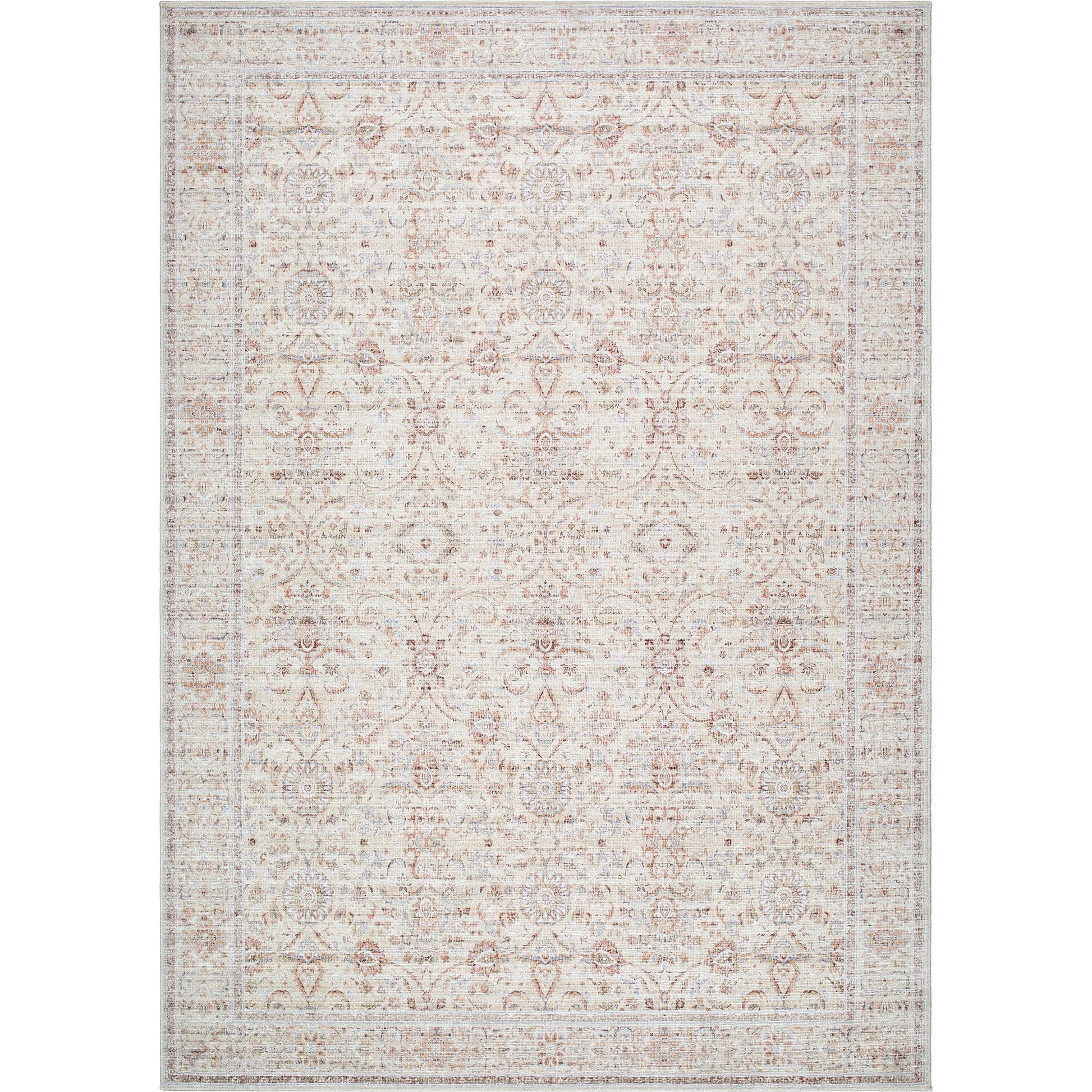 Spokane Rug - 533728 by Our PNW Home x Livabliss in light beige, rust, pale blue, brown, ivory, olive. Made from polyester in a unique style.