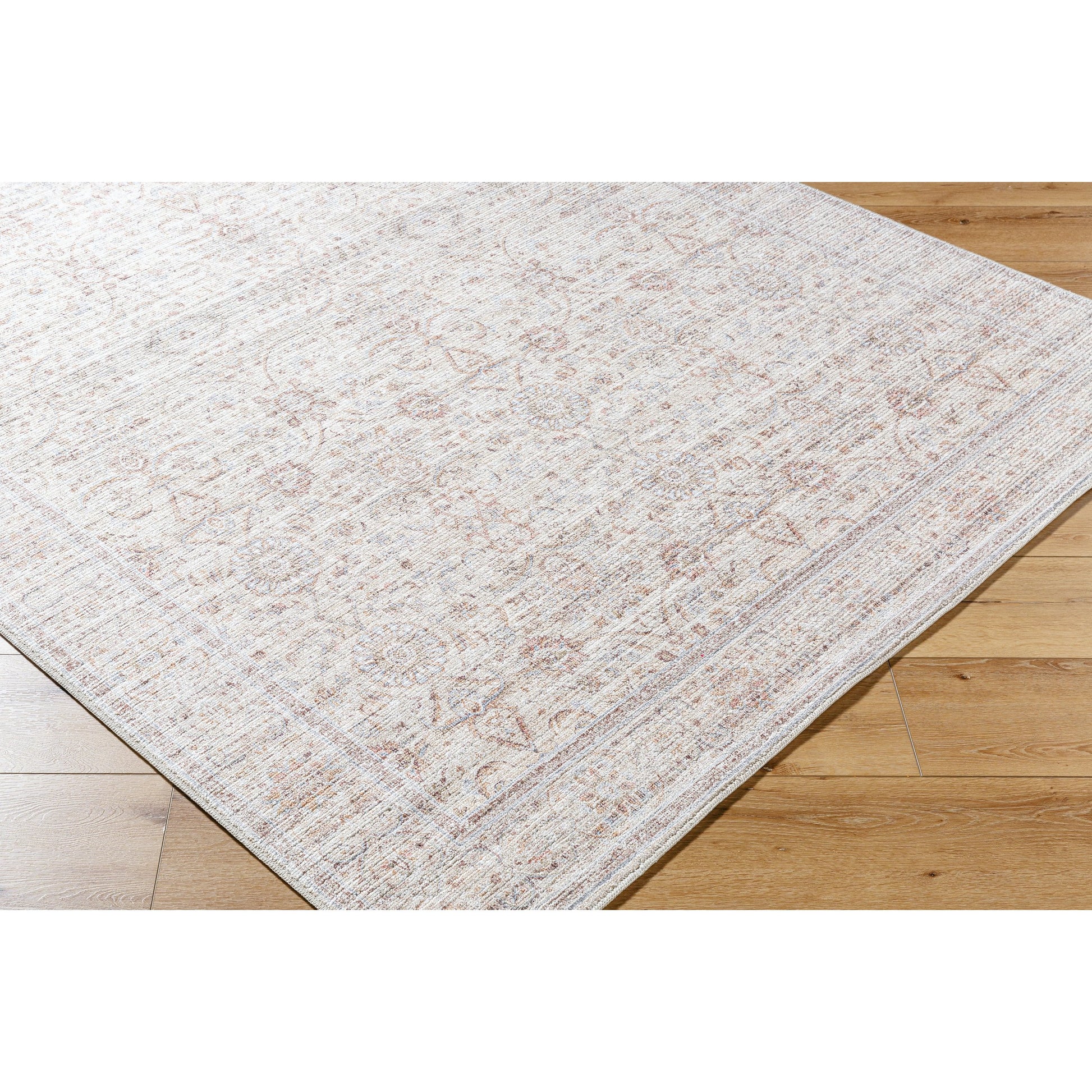 Spokane Rug - 533728 by Our PNW Home x Livabliss in light beige, rust, pale blue, brown, ivory, olive. Made from polyester in a un