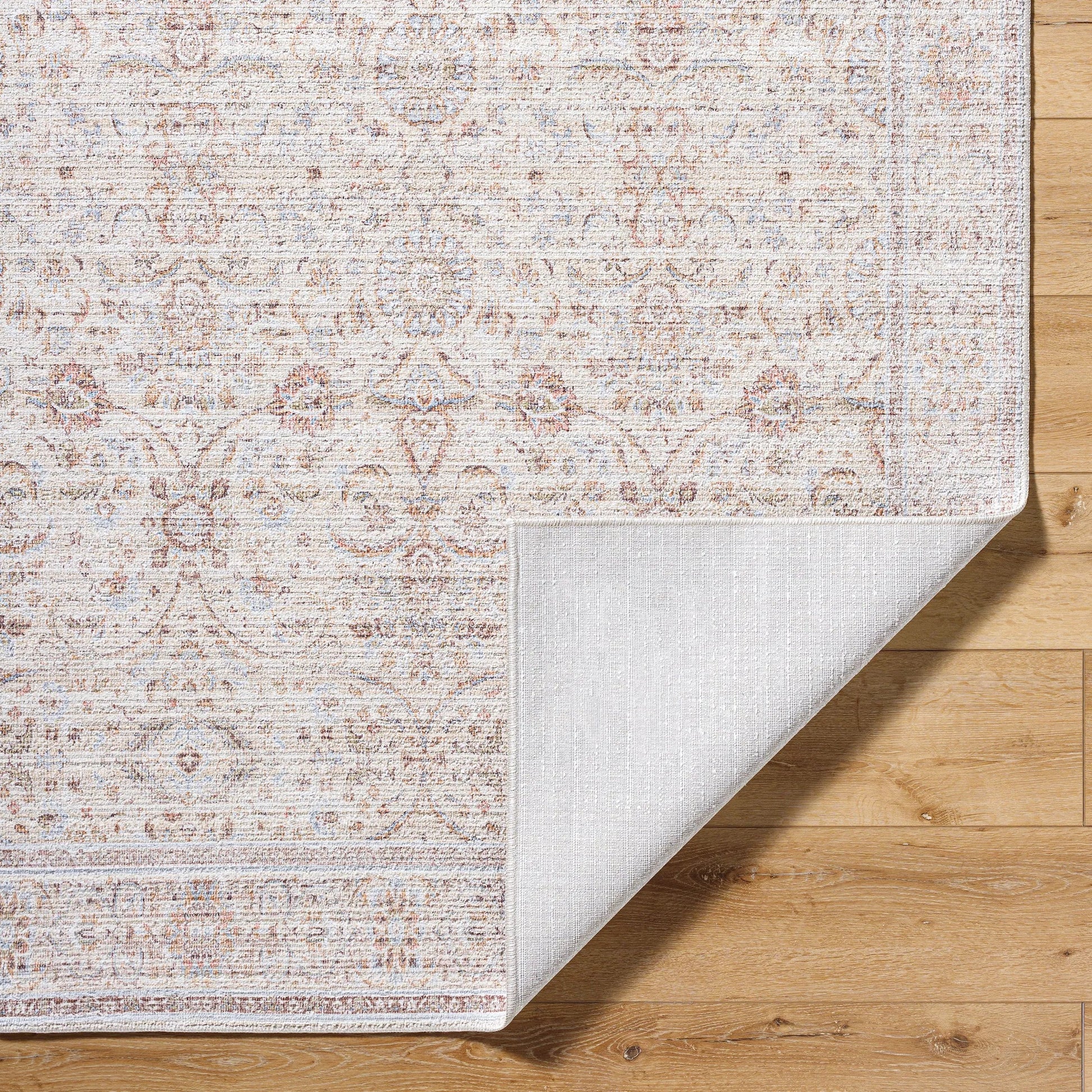 Spokane Rug - 533728 by Our PNW Home x Livabliss in light beige, rust, pale blue, brown, ivory, olive. Made from polyester in a un